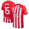 Virallinen Fanipaita Atlético Madrid Savic 15 Kotipelipaita 2023-24 - Miesten